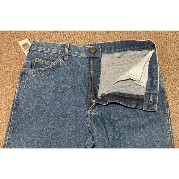 Vintage 80s Mens 34x30 Lee Riders Straight Leg Reg Fit Union Made Denim Jeans - Picture 8 of 12